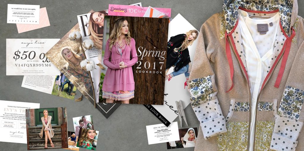 Print Collateral Design for Fashion Brand