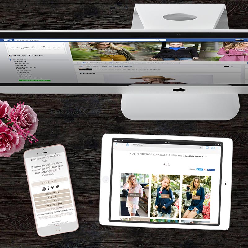 responsive e-commerce website